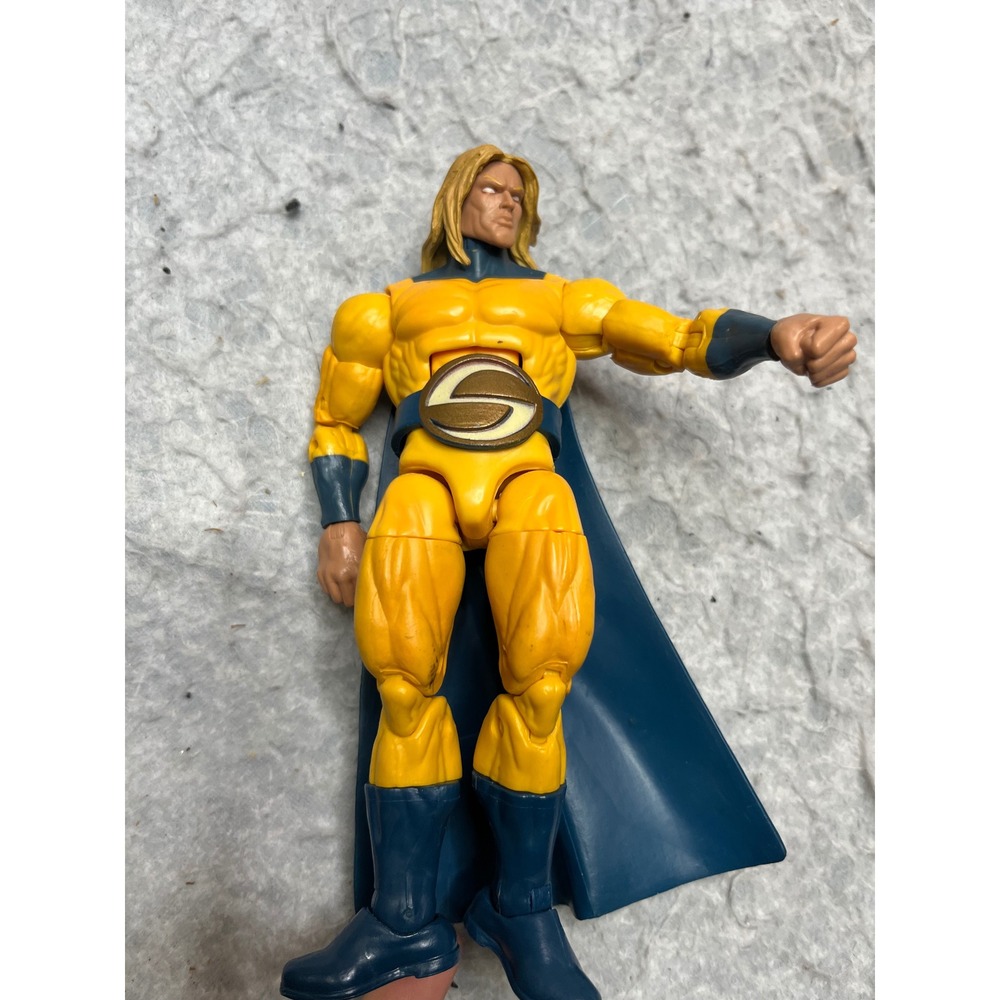 Marvel Legends Sentry Action Figure Odin BAF Wave Yellow Blue Avengers 6 Inch